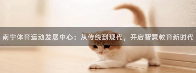 哈哈体育：南宁体育运动发展中心：从传统到现代，开启智慧教育新时代