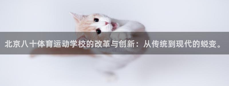 哈哈体育下载：北京八十体育运动学校的改革与创新：从传统到现代的蜕变。